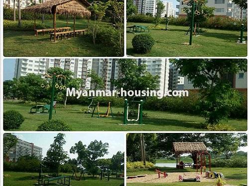 ミャンマー不動産 - 賃貸物件 - No.3506 - Luxurious Condominium room with full standard decoration and furniture for rent in Star City, Thanlyin! - outside view