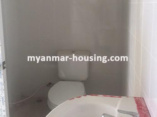 Myanmar real estate - for rent property - No.3518 - New building ground floor for business in Thaketa! - bathroom view