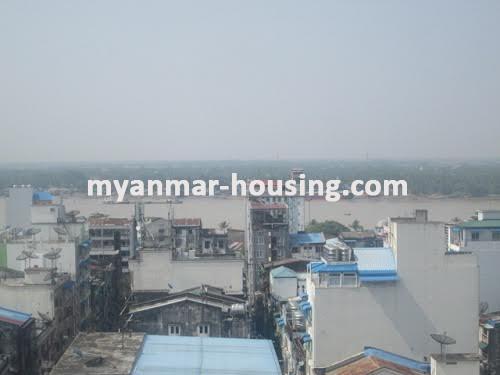 缅甸房地产 - 出租物件 - No.3527 - Condo room for rent with good view in Lanmadaw! - river view
