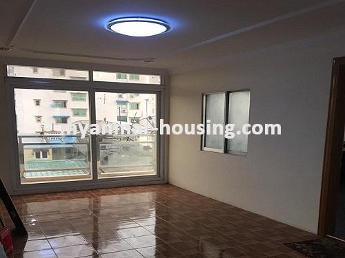 缅甸房地产 - 出租物件 - No.3530 - Condominium room for rent in Mingalar Taung Nyunt Township. - View of the  Living room