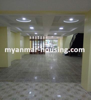 မြန်မာအိမ်ခြံမြေ - ငှားရန် property - No.3537 - . ဗိုလ်တစ်ထောင်မြို့နယ်တွင် မြေညီတိုက်ခန်းဌားရန်ရှိပါသည်။View of the living room