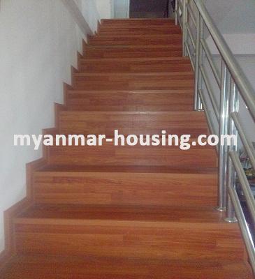 Myanmar real estate - for rent property - No.3560 - A Good apartment for rent in Kyauk Kone Street at Yankin Township. - View of steps.