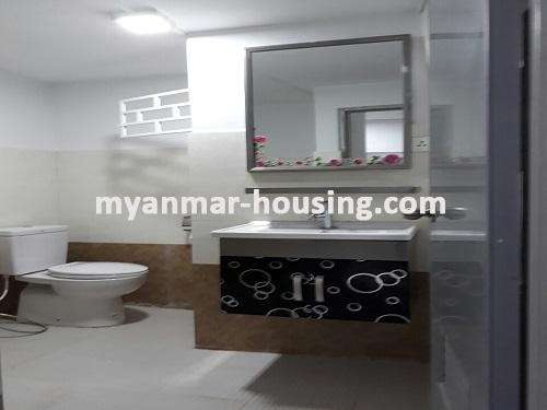 缅甸房地产 - 出租物件 - No.3565 - A ground floor for shop or office Yaw Min Gyi Area! - Bathroom View