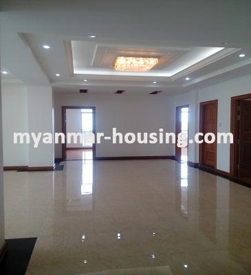 缅甸房地产 - 出租物件 - No.3570 - Excellent office room for rent in Pansodan Business Tower - View of the living room