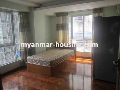မြန်မာအိမ်ခြံမြေ - ငှားရန် property - No.3574 - ဗိုတစ်ထောင်မြို့နယ်ရှိ White Cloud Condo တွင် အဆင့်မြင့်ပြင်ဆင်သည့် ကွန်ဒိုခန်း ဌားရန်ရှိပါသည်။View of the sigle bed room