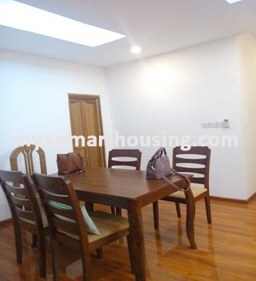 缅甸房地产 - 出租物件 - No.3582 - A nice room for rent in Yawmingyi Condo Dagon Township. - View of Dining room