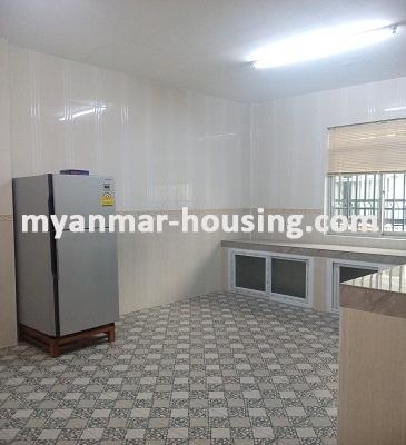 缅甸房地产 - 出租物件 - No.3582 - A nice room for rent in Yawmingyi Condo Dagon Township. - View of Kitchen room