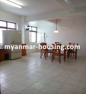 缅甸房地产 - 出租物件 - No.3583 - A Condominium for rent in MWEA Tower Dagon Township. - View of Dining room