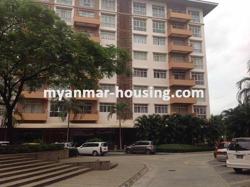 Myanmar real estate - for rent property - No.3586 - 3BHK Star City Condominium room for rent. - building view