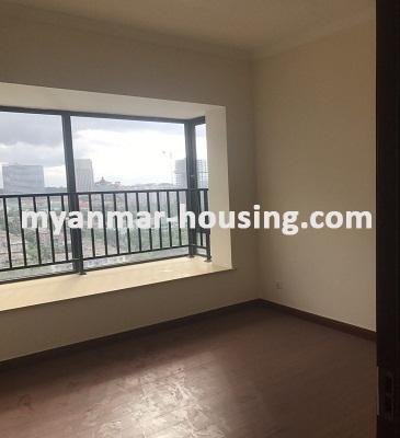 Myanmar real estate - for rent property - No.3587 - Well decorated room for rent in Golden City Condo - View of the Bed room