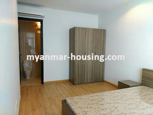 Myanmar real estate - for rent property - No.3600 - Modernize decorated Condo room for rent in GEMS Condo. - View of the Bed room