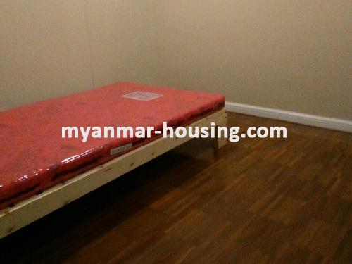 Myanmar real estate - for rent property - No.3601 - A good room for rent in Muditar housing.  - View of the bed room