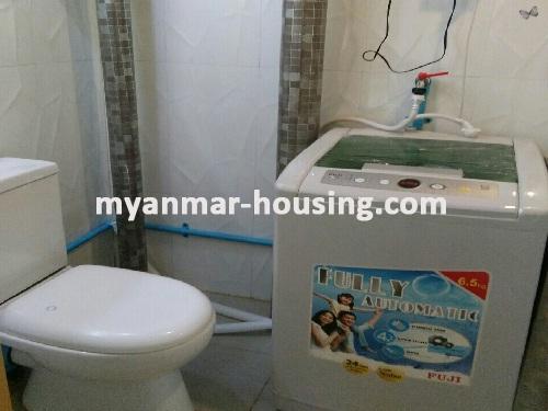 Myanmar real estate - for rent property - No.3601 - A good room for rent in Muditar housing.  - View of the Toilet and Bathroom