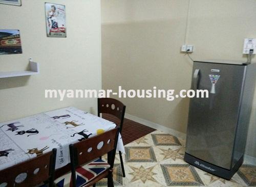 缅甸房地产 - 出租物件 - No.3602 - Good apartment with reasonable price for rent in Muditar housing.  - View of Dining room