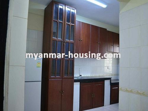 မြန်မာအိမ်ခြံမြေ - ငှားရန် property - No.3608 - ပုဇွန်တောင် Ocean ကွန်ဒိုတွင် ရုံးခန်းငှါးရန်ရှိသည်။kitchen room