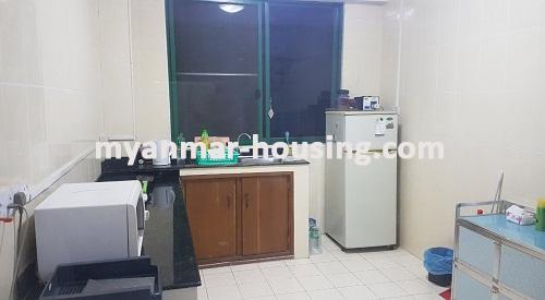 Myanmar real estate - for rent property - No.3612 - A Condo apartment for rent in Diamond Condo. - View of the Kitchen room