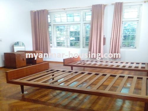 Myanmar real estate - for rent property - No.3631 - One storey landed house for rent on Parami Road, Mayangone! - Bedroom view
