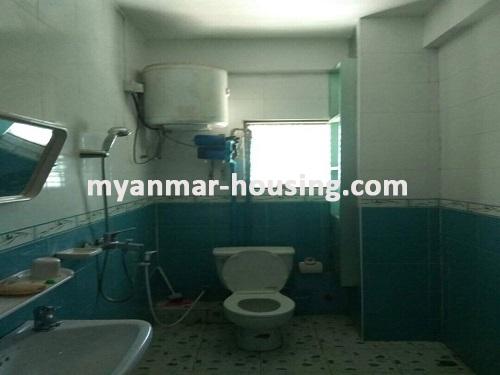 Myanmar real estate - for rent property - No.3643 - Condo room for rent in Shwe Chan Thar Condo, Tarmway! - Bathroom
