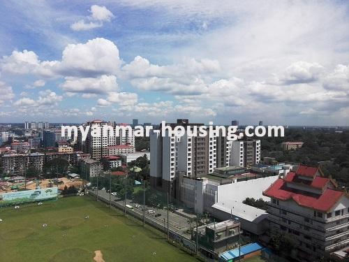 မြန်မာအိမ်ခြံမြေ - ငှားရန် property - No.3649 - ကမာရွတ် Junction Square အနီးတွင် အဆင့်မြင့်ကွန်ဒိုတိုက်ခန်းငှါးရန်ရှိသည်။Outside view