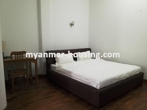 Myanmar real estate - for rent property - No.3670 - Good room for rent in Kamaryut Township - View of the Bed room