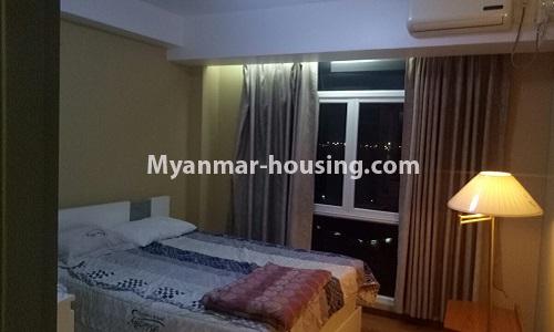 မြန်မာအိမ်ခြံမြေ - ငှားရန် property - No.3671 - Star City တွင် ကွန်ဒိုအခန်းကောင်း ဌားရန် ရှိပါသည်။View of the bed room.