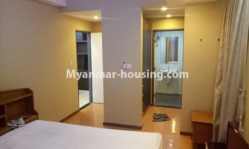 Myanmar real estate - for rent property - No.3671 - Excellent condo room for rent in Star City.  - View of the master bed room.