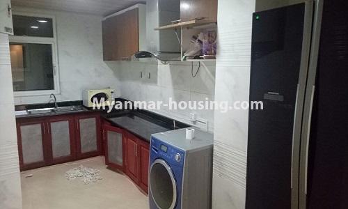 Myanmar real estate - for rent property - No.3671 - Excellent condo room for rent in Star City.  - View of the kitchen.