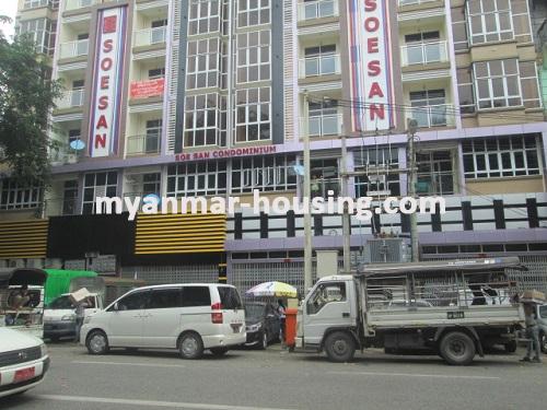 Myanmar real estate - for rent property - No.3679 - Office Room for rent in Botahtaung Township. - building view