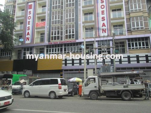 မြန်မာအိမ်ခြံမြေ - ငှားရန် property - No.3679 - ဗိုလ်တစ်ထောင်တွင် ရုံးခန်းငှါးရန်ရှိသည်။building view