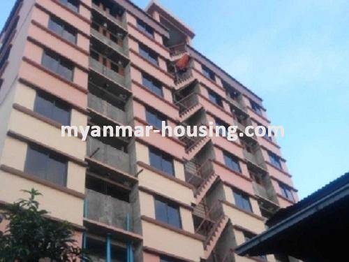 Myanmar real estate - for rent property - No.3681 - Eight Story Building is available for rent in Kamaryut Township - View of the building