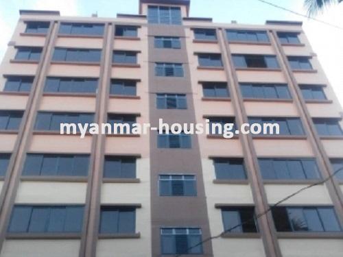 Myanmar real estate - for rent property - No.3681 - Eight Story Building is available for rent in Kamaryut Township - View of the building