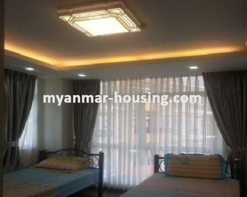 Myanmar real estate - for rent property - No.3687 -   A Condominium apartment for rent in Star City. - View of the Bed room