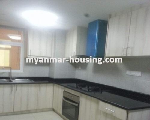 Myanmar real estate - for rent property - No.3687 -   A Condominium apartment for rent in Star City. - View of Kitchen room
