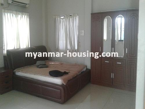 缅甸房地产 - 出租物件 - No.3702 - Pent House for rent in downtown is available now. - View of the bed room