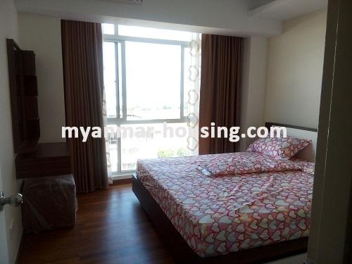 缅甸房地产 - 出租物件 - No.3703 - Luxurious Condominium room with full standard decoration and furniture for rent in Star City, Thanlyin! - View of the Bed room