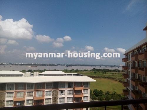 Myanmar real estate - for rent property - No.3703 - Luxurious Condominium room with full standard decoration and furniture for rent in Star City, Thanlyin! - River view