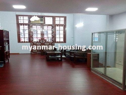 缅甸房地产 - 出租物件 - No.3716 - Apartment for rent in Downtown! - living room