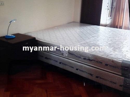 မြန်မာအိမ်ခြံမြေ - ငှားရန် property - No.3718 - ဒဂုံယောမင်းကြီးလမ်းနားတွင် ကွန်ဒိုတိုက်ခန်းငှါးရန်ရှိသည်။ - master bedroom view