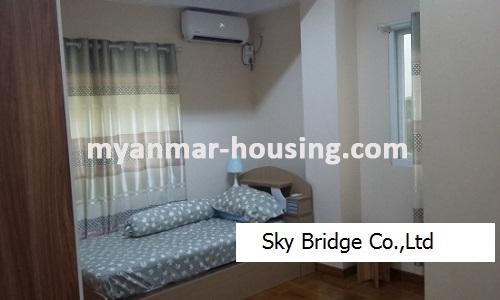 缅甸房地产 - 出租物件 - No.3720 - New condo room for rent in Yankin! - single bedroom view