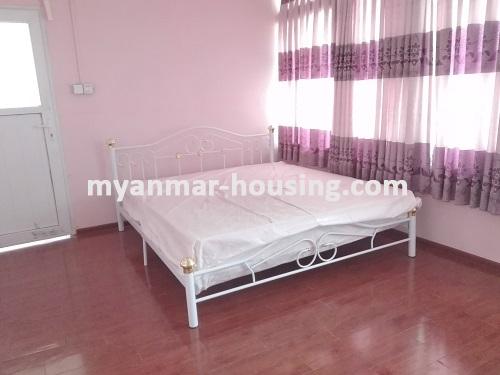 Myanmar real estate - for rent property - No.3723 - Penthouse for rent near Hledan Junction. - single bedroom view