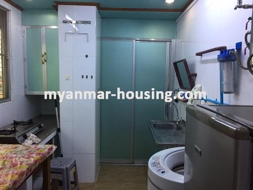 Myanmar real estate - for rent property - No.3727 - Downtown Condo room for rent! - kitchen view