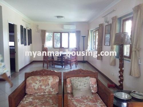 Myanmar real estate - for rent property - No.3735 - For Rent a good Landed house in Orchid Garden , F M I City. - Dinning Room