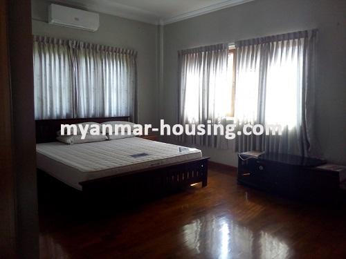 Myanmar real estate - for rent property - No.3735 - For Rent a good Landed house in Orchid Garden , F M I City. - Bed Room
