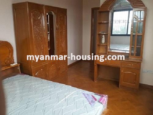 缅甸房地产 - 出租物件 - No.3744 - A Condo room for rent near 9 Mile, Myangone Towship. - View of the bed room