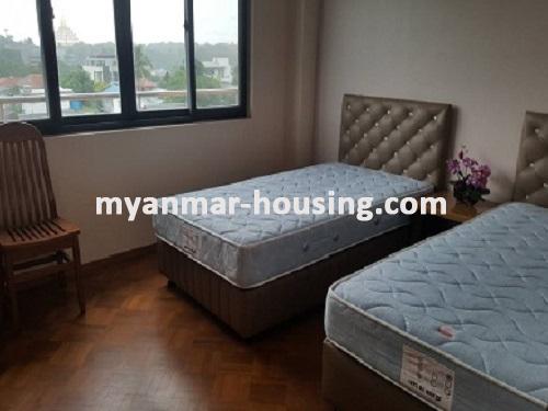 缅甸房地产 - 出租物件 - No.3744 - A Condo room for rent near 9 Mile, Myangone Towship. - View of the bed room