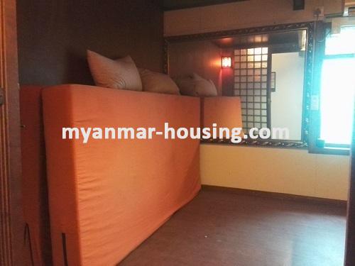 မြန်မာအိမ်ခြံမြေ - ငှားရန် property - No.3770 - ပန်းဘဲတန်းမြို့နယ်တွင် နှစ်ထပ်တိုက်လုံးချင်းဌားရန်ရှိပါသည်။View of the bed room
