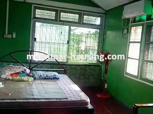 Myanmar real estate - for rent property - No.3774 - A Landed House for rent in Shwe Pyi Thar Township. - View of the bed room