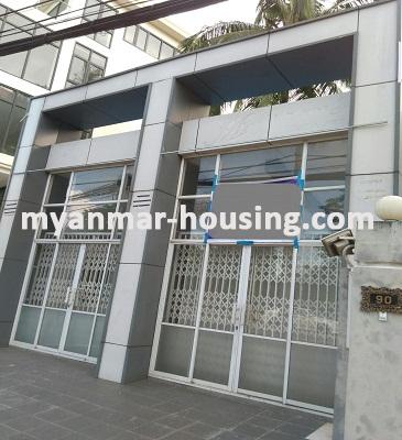 မြန်မာအိမ်ခြံမြေ - ငှားရန် property - No.3782 - မရမ်းကုန်းမြို့နယ်ရှိ ၉မိုင် Ocean တွင် ဆိုင်ခန်း တစ်ခန်းဌားရန်ရှိပါသည်။View of the building