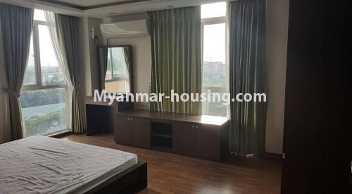 Myanmar real estate - for rent property - No.3791 - Excellent room for rent in Golden Parami condo - View of the Bed room