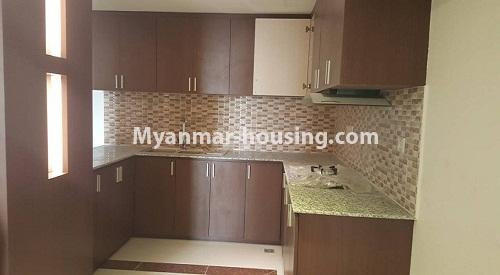 Myanmar real estate - for rent property - No.3791 - Excellent room for rent in Golden Parami condo - View  of Kitchen room
